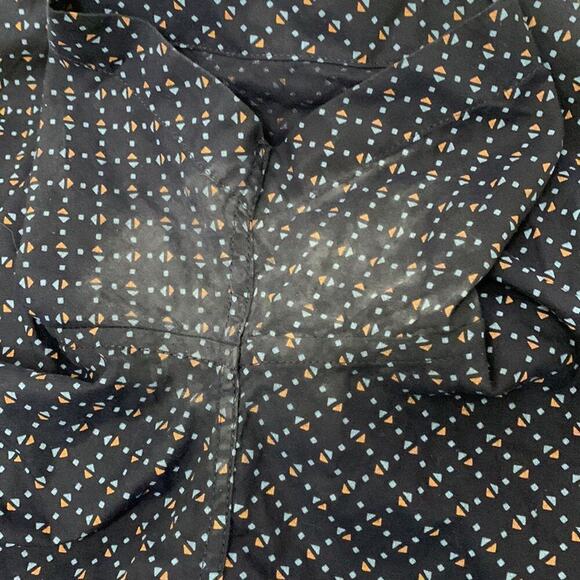 Scotch and Soda My Favorite OxFord Button Down Shirt In Navy Size Medium - Picture 6 of 7